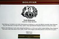 Bolivar Edicion Limitada packaging